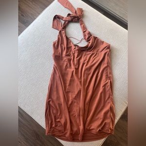Never Worn Abercrombie Cowl Back Halter Mini Dress